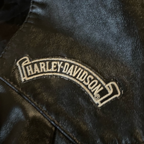 All American Rider Leather Vest Sz XXXL Harley-Davidson Patches Daytona 1994 - Picture 13 of 14
